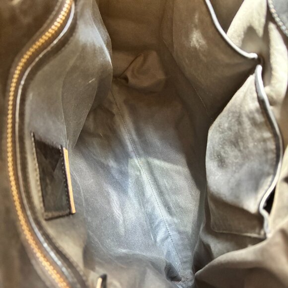 Reed Krakoff Black Leather Tote Bag Geometric Flat Shopper Minimalist Laptop - Picture 12 of 13